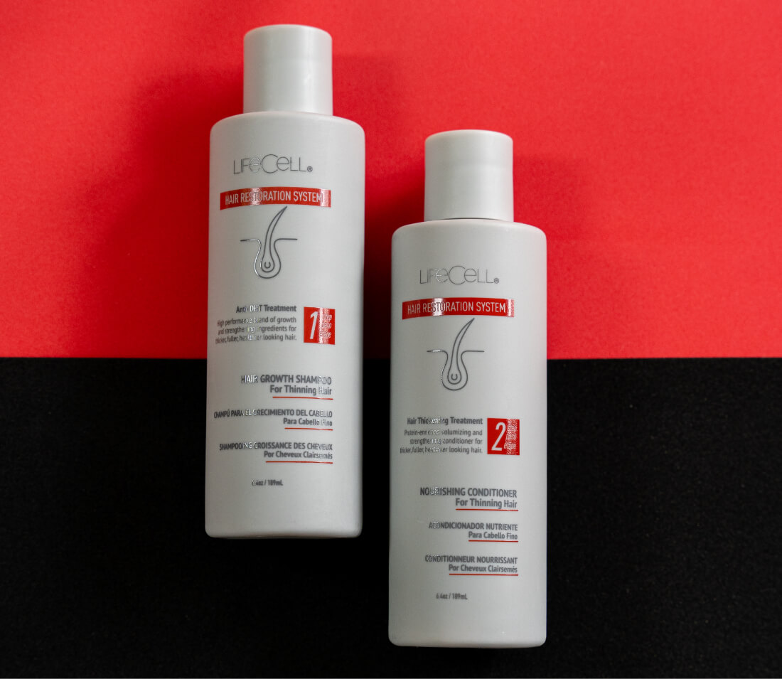 LifeCell Hair Restoring Shampoo and Conditioner Set
