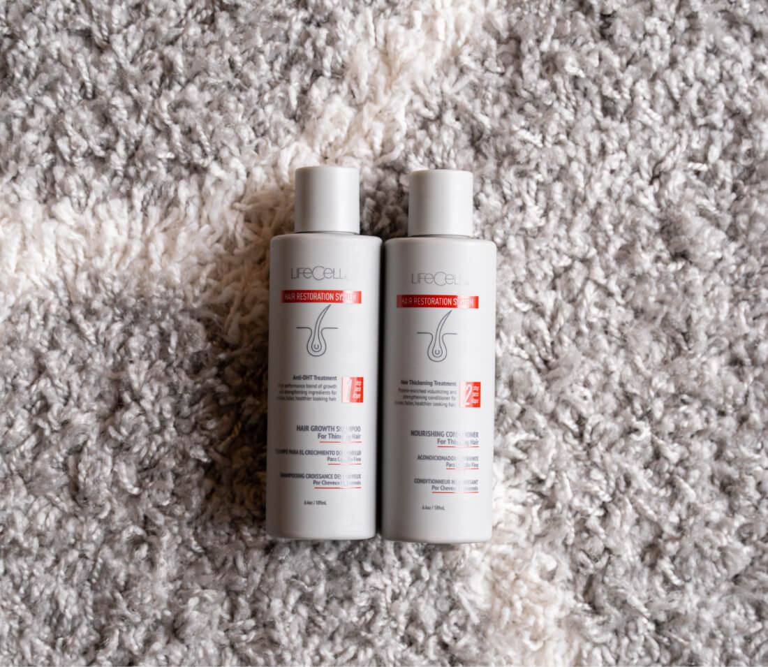 LifeCell Hair Restoring Shampoo and Conditioner Set