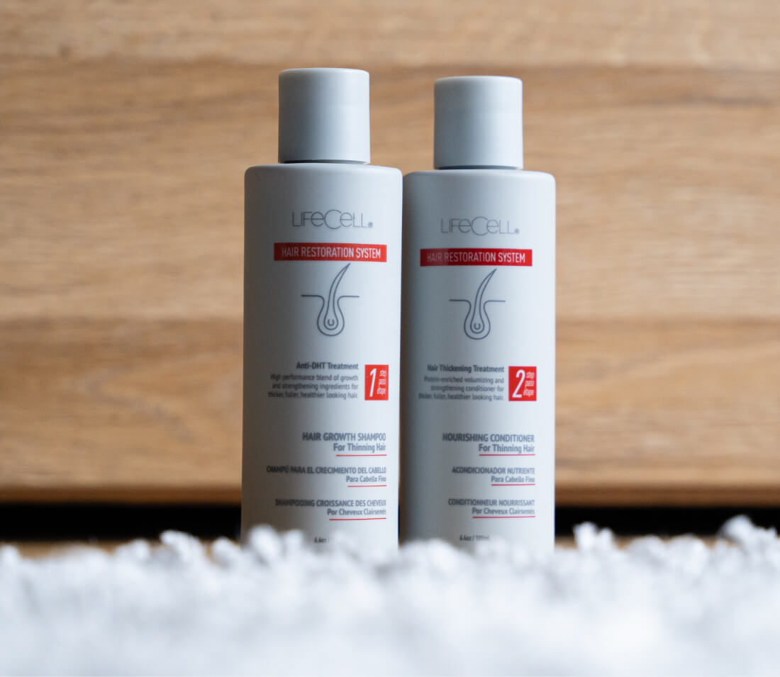 LifeCell Hair Restoring Shampoo and Conditioner Set